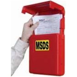 Medium Top Opening Msds Document Storage Box 318X260X57